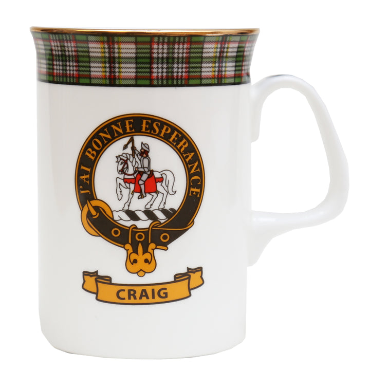 Clan Crest China Mug - Craig