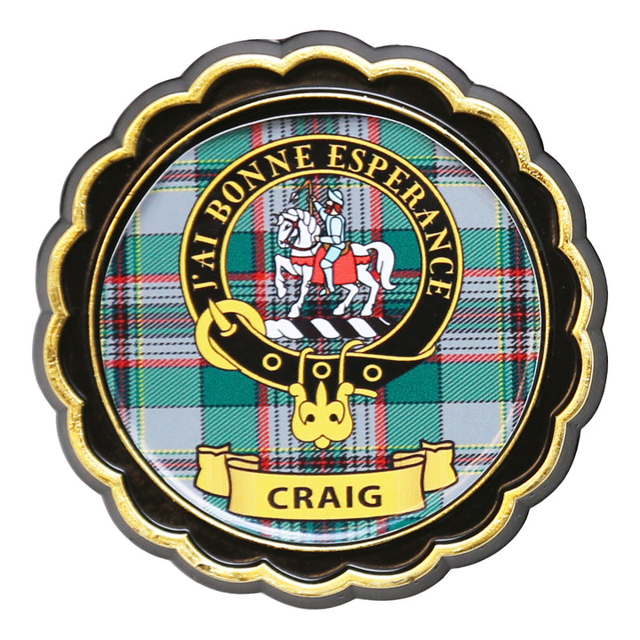 Clan Crest Fridge Magnet - Craig