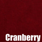 Cranberry Matching Velvet