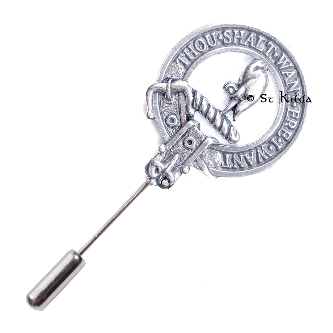 Clan Crest Lapel Pin - Cranstoun