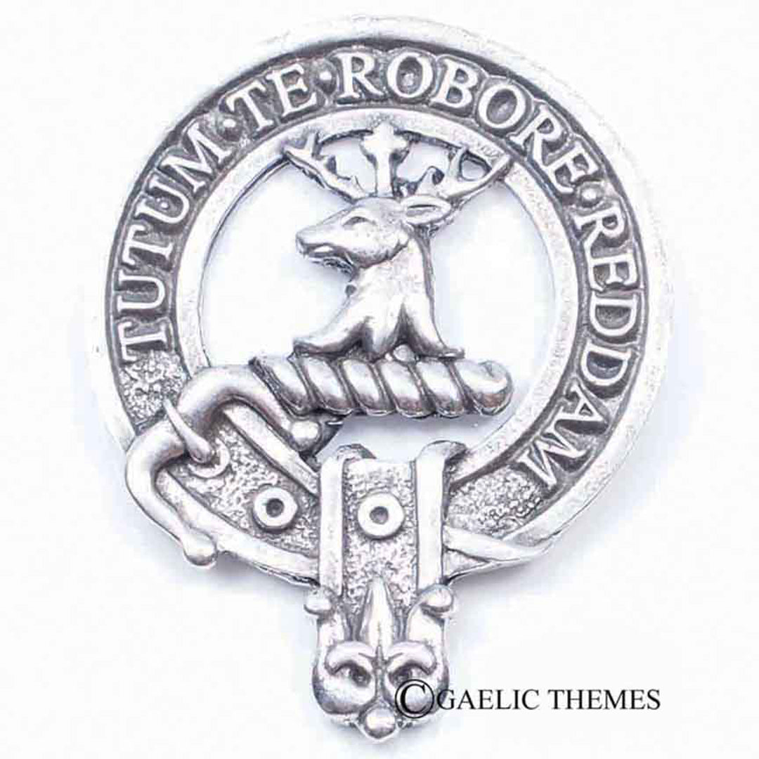 Clan Crest Cap Badge - Crawford