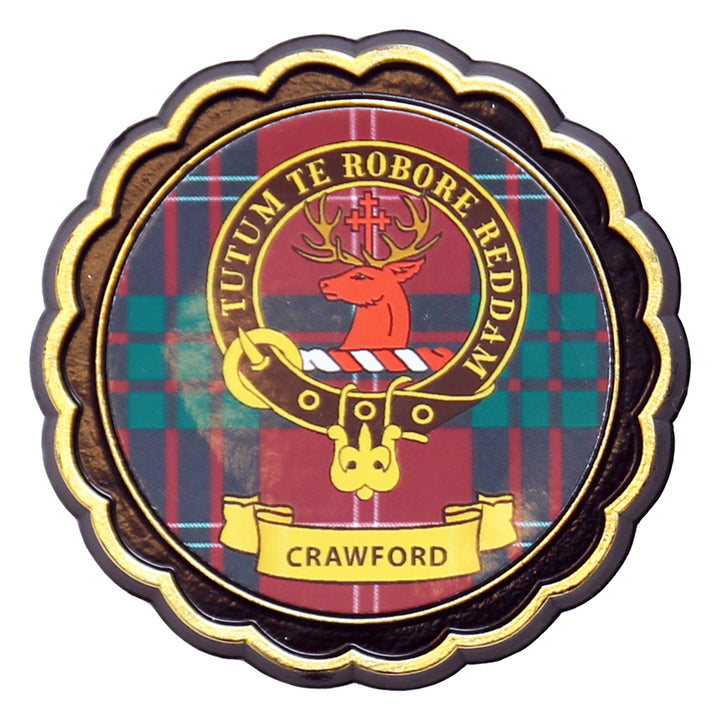 Clan Crest Fridge Magnet - Crawford