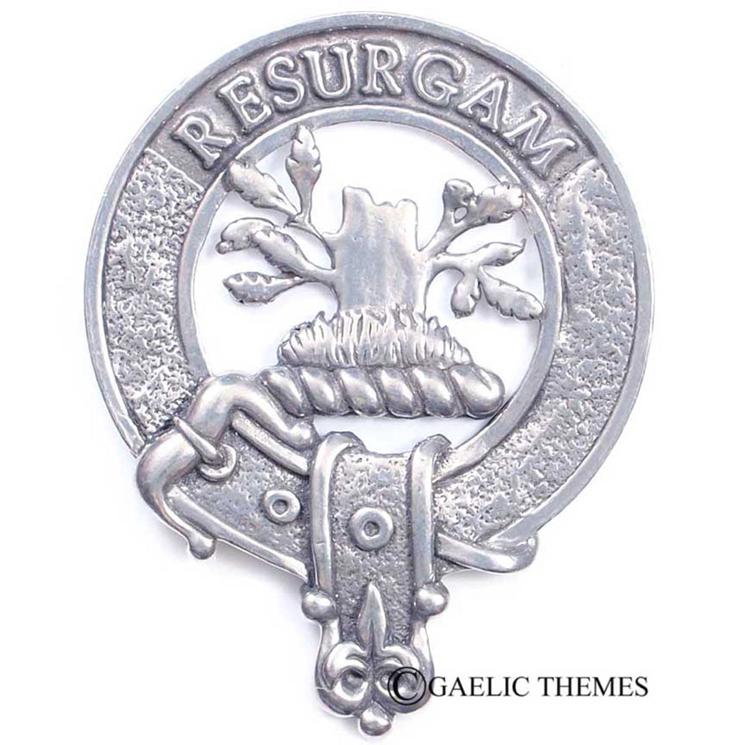 Clan Crest Cap Badge - Crosbie