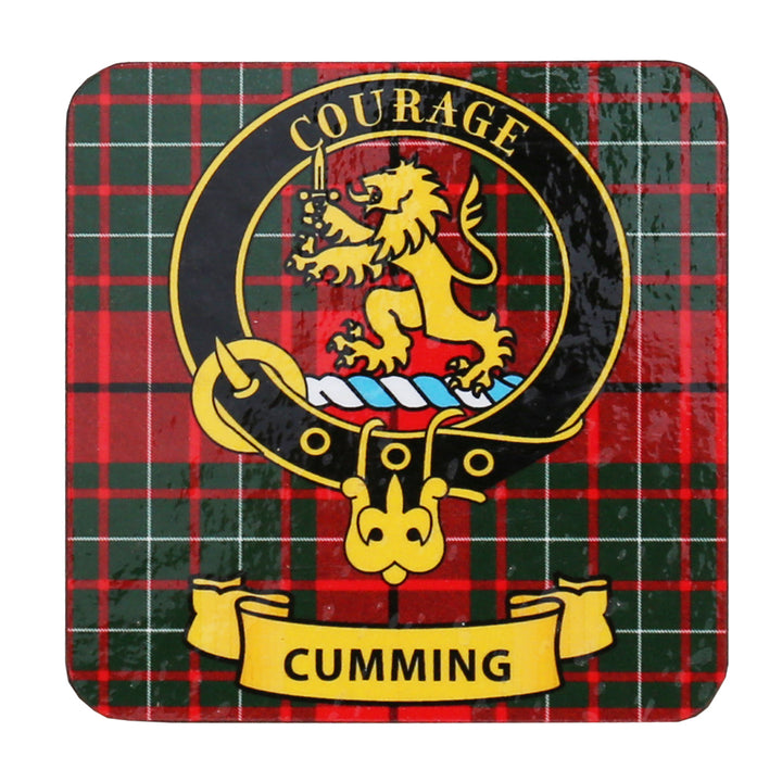 Clan Crest Drink Coaster - Cumming