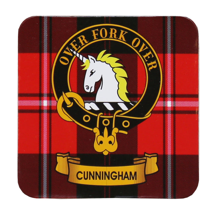 Clan Crest Drink Coaster - Cunningham