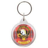 Clan Crest Plastic Key Chain - Cunningham