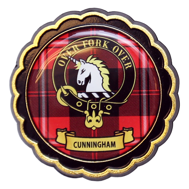 Clan Crest Fridge Magnet - Cunningham