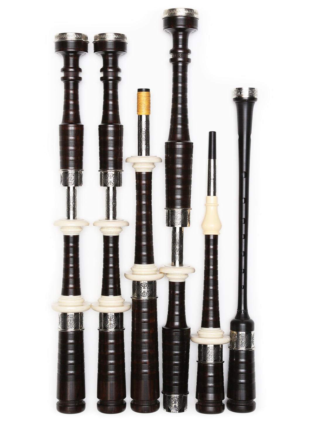 David Naill Bagpipes - #2 Engraved Sticks