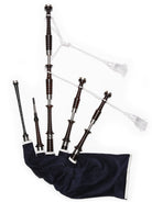 David Naill Bagpipes - #2 Engraved (Blackwood Mounts)