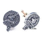 Clan Crest Cufflinks - Davidson Back