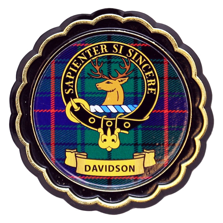 Clan Crest Fridge Magnet - Davidson