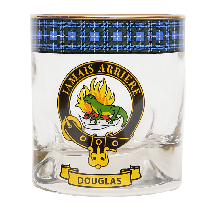 Clan Crest Whisky Glass - Douglas