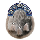 Dress Blue Enamel Sealskin Sporran