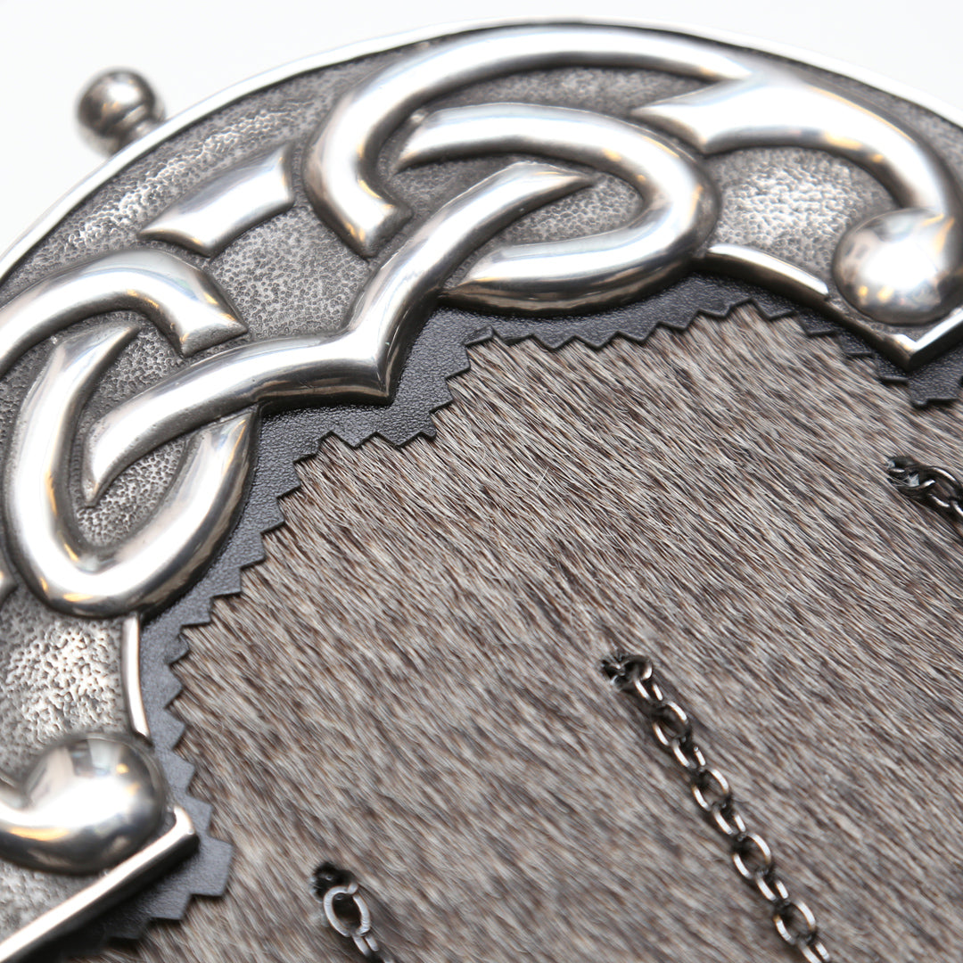 Dress Bulldog Large Celtic Knot Sporran Close Up