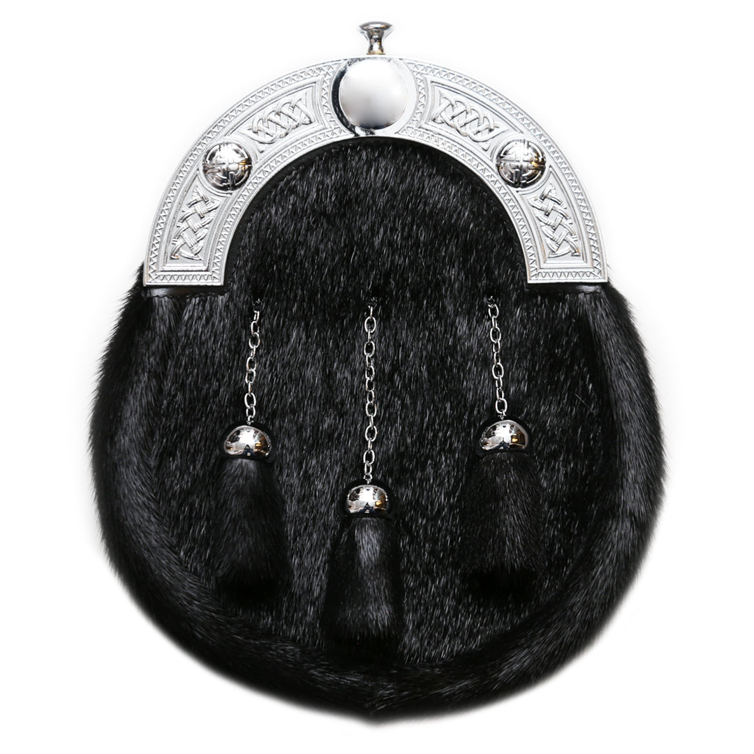 Dress Chrome Black Sporran