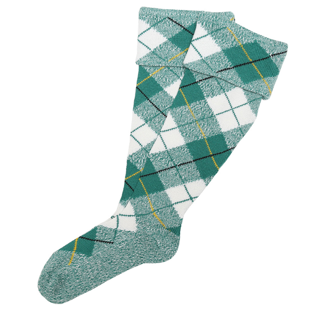 Dress Green Menzies Tartan Hose