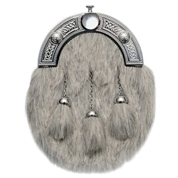 Dress Light Grey Synthetic Sporran