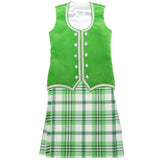 Dress Lime Scott Kiltie Outfit