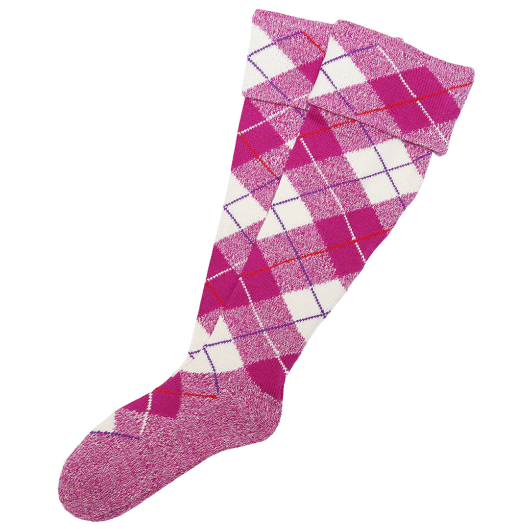 Dress Longniddry Cerise Tartan Hose