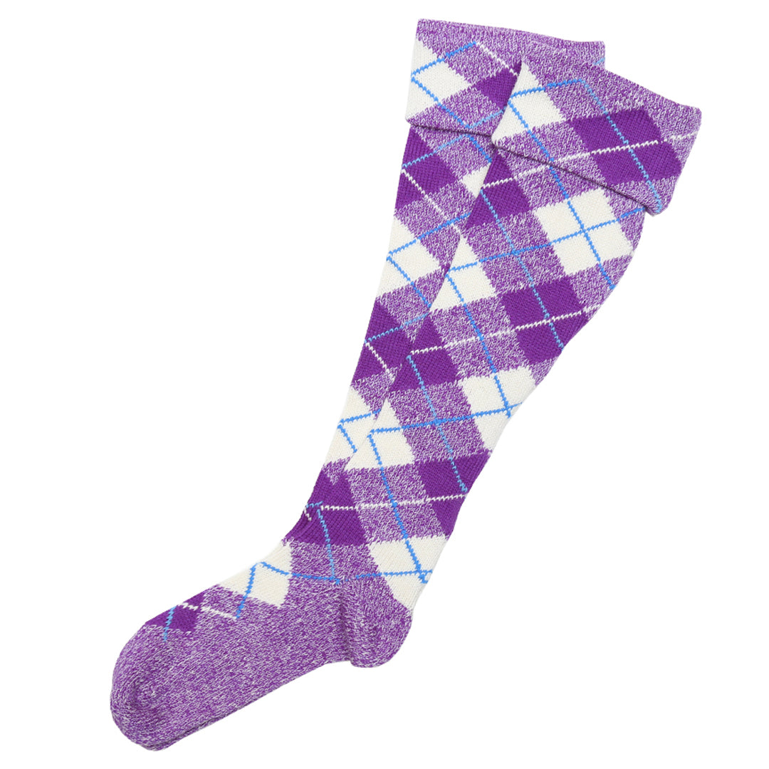 Dress Longniddry Purple Tartan Hose