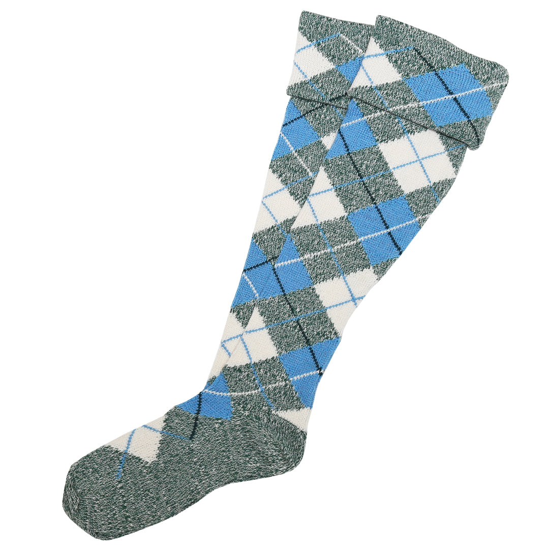 Dress Longniddry Turquoise Tartan Hose