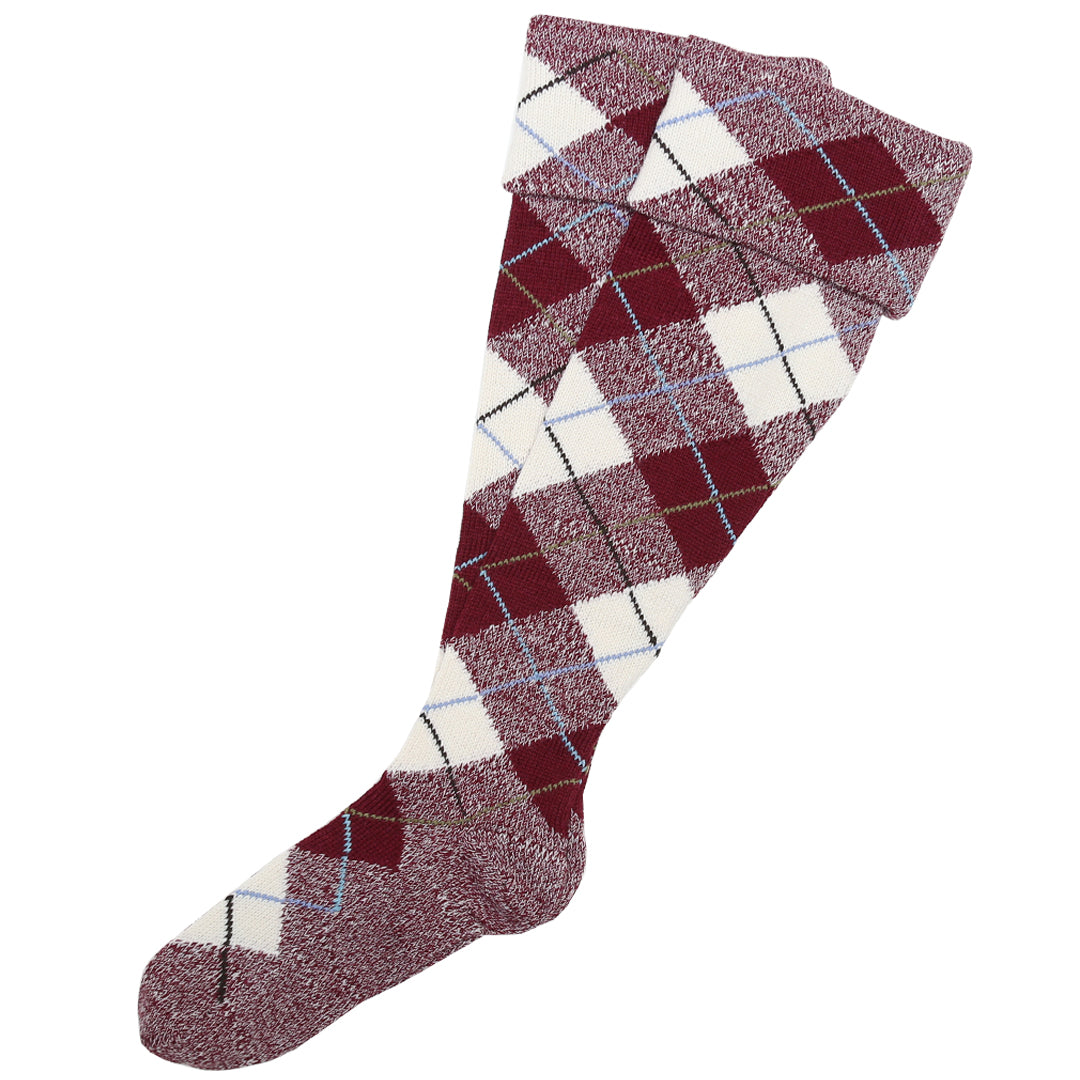 Dress MacLean of Duart Burgundy Tartan Hose