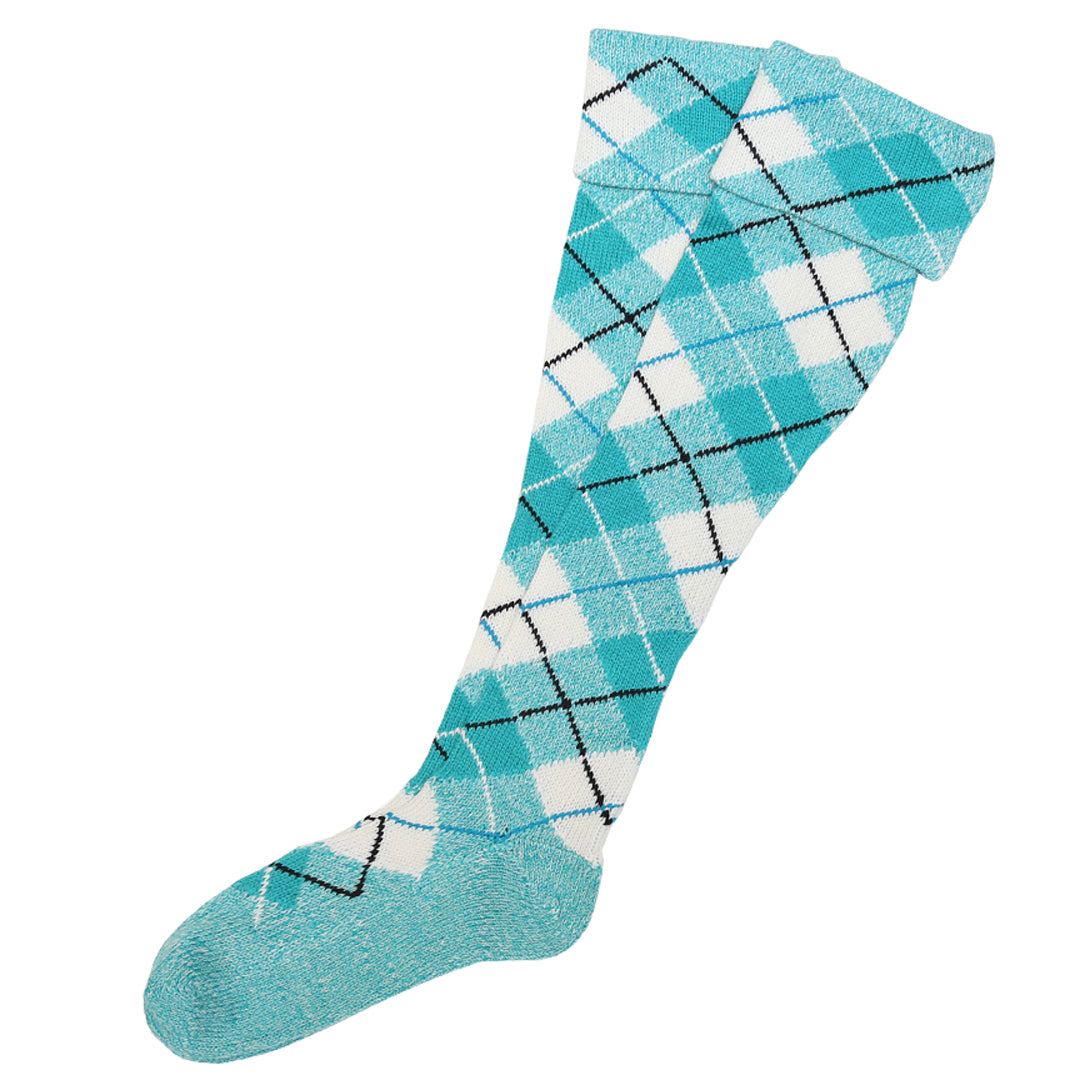 Dress Mint Scott Tartan Hose