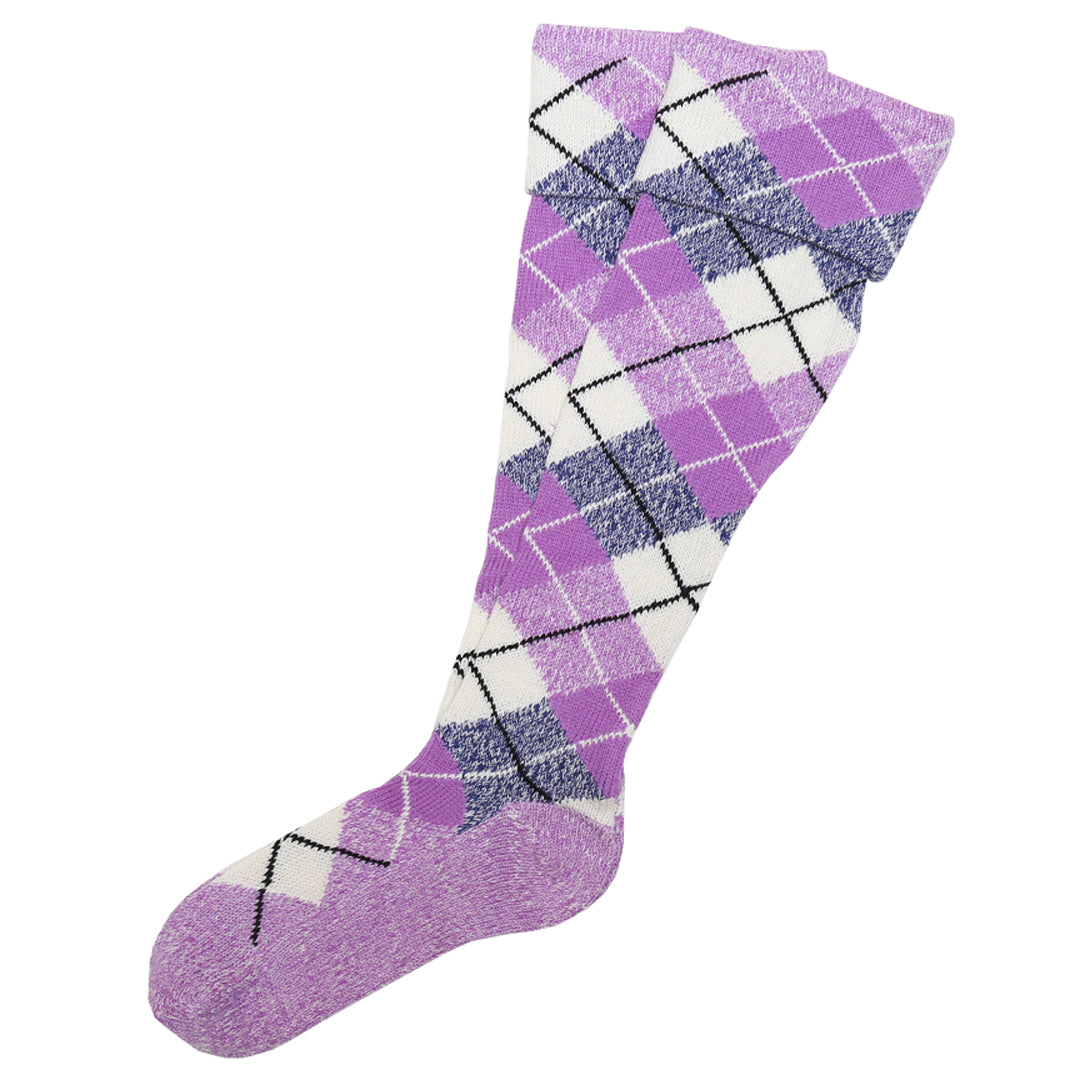 Dress Orchid Kerr Tartan Hose (Alternating Marl)