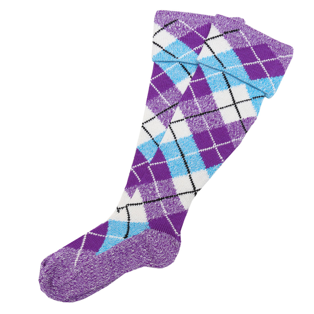 Dress Purple Kerr Tartan Hose (Alternating Marl)