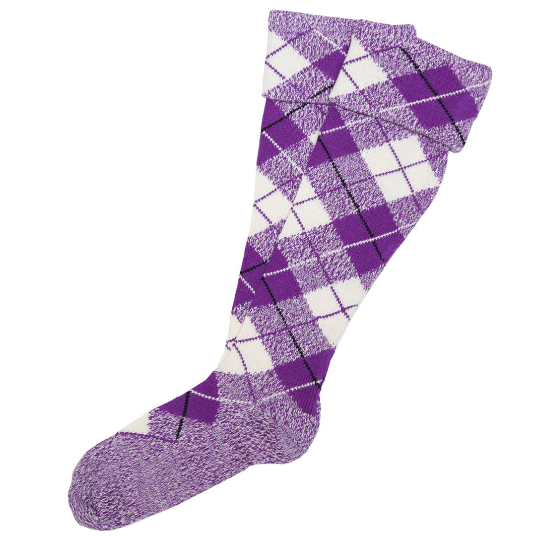 Dress Purple Menzies Tartan Hose