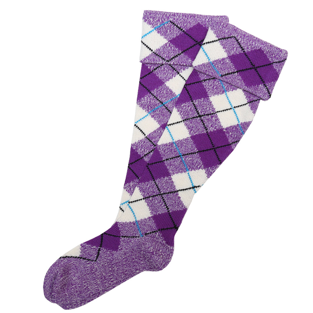 Dress Purple Reverse McKellar Tartan Hose