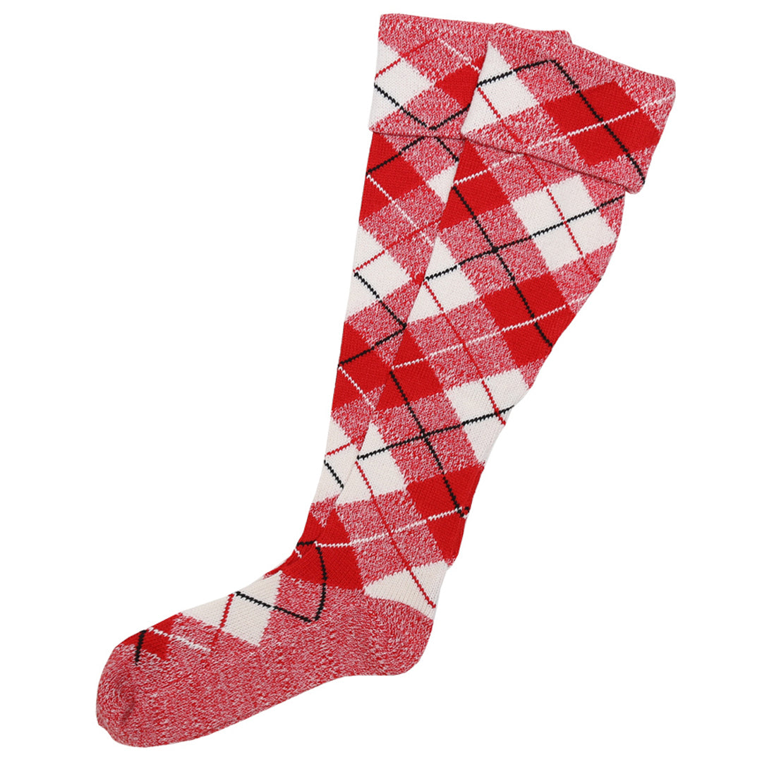 Dress Red Scott Variation Tartan Hose