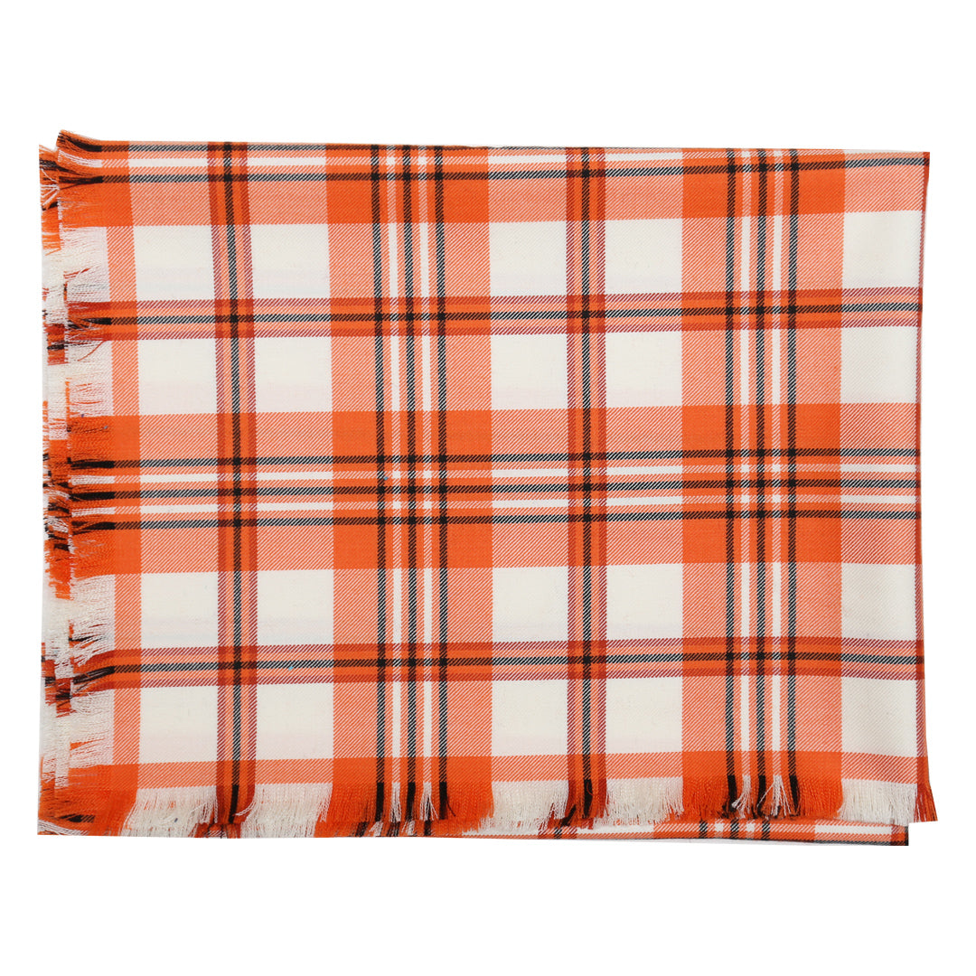 Dress Tangerine Scott National Plaid