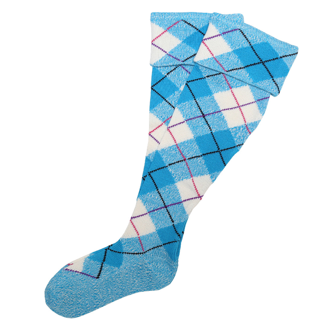 Dress Turquoise Reverse McKellar Tartan Hose