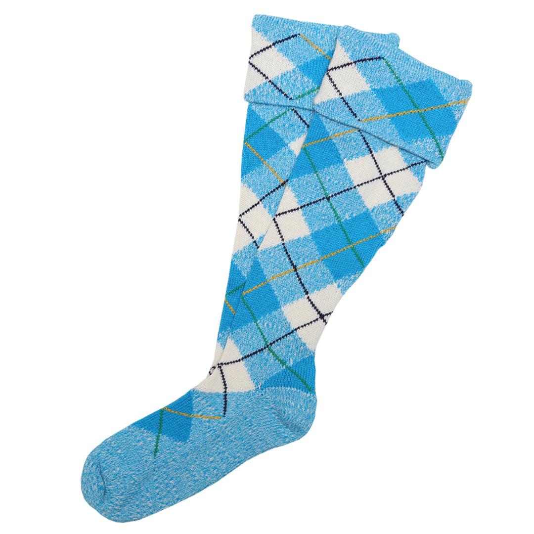 Dress Yarrow Turquoise Tartan Hose