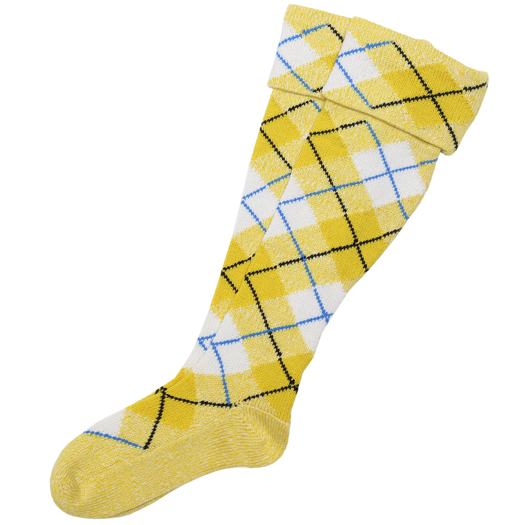Dress Yellow Watson Tartan Hose