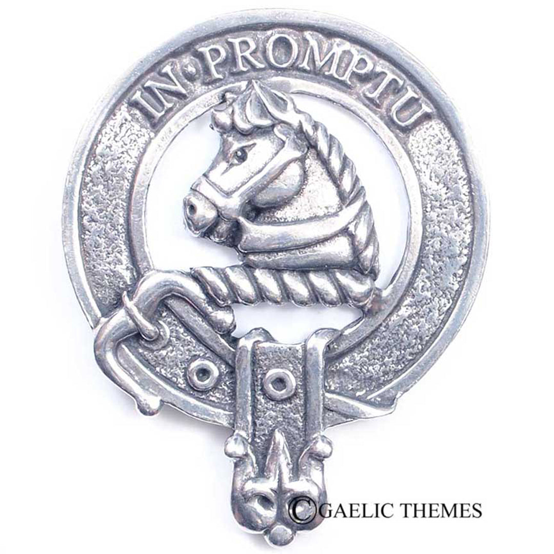 Clan Crest Cap Badge - Dunbar
