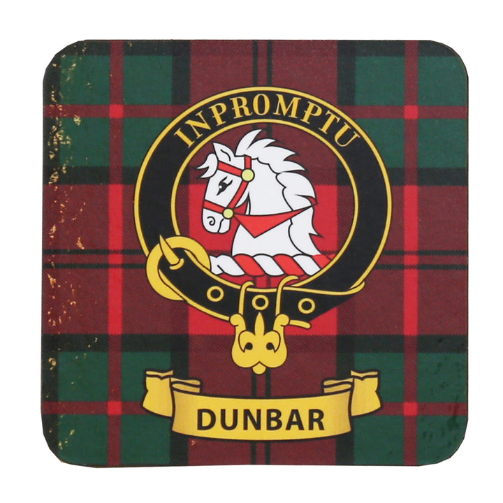 Clan Crest Drink Coaster - Dunbar