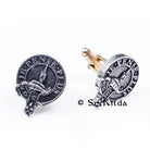 Clan Crest Cufflinks - Erskine Back