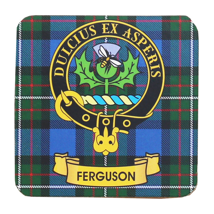 Clan Crest Drink Coaster - Ferguson