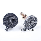 Clan Crest Cufflinks - Fleming Back