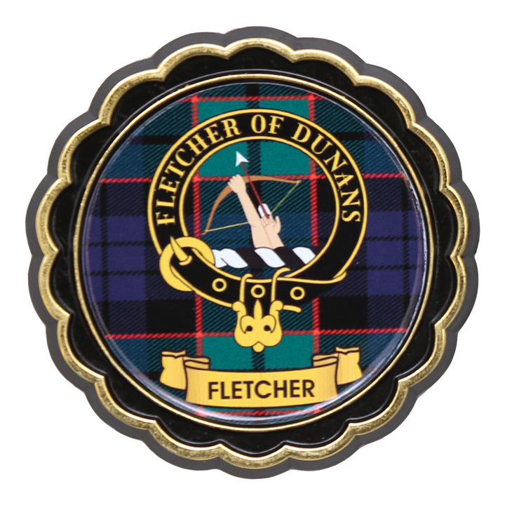 Clan Crest Fridge Magnet - Fletcher