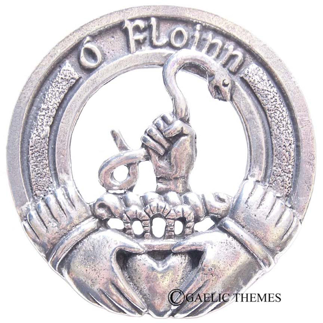 Clan Crest Cap Badge - Flynn