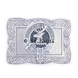 Clan Crest Belt Buckle - Forbes