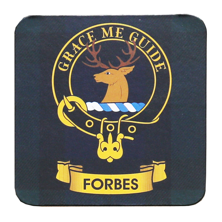 Clan Crest Drink Coaster - Forbes