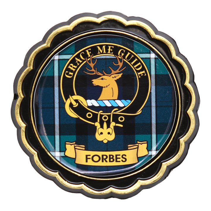 Clan Crest Fridge Magnet - Forbes