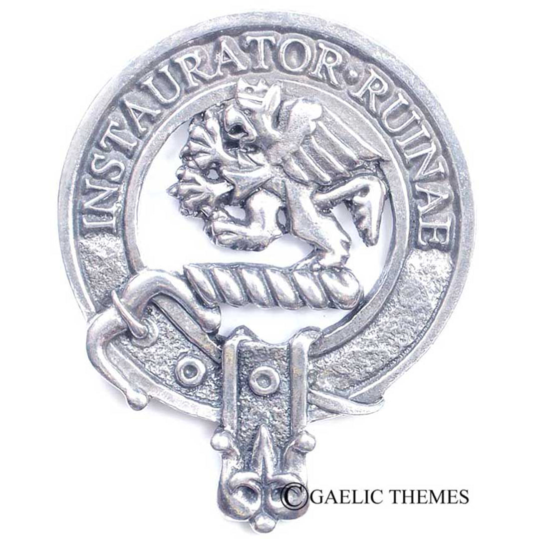 Clan Crest Cap Badge - Forsyth