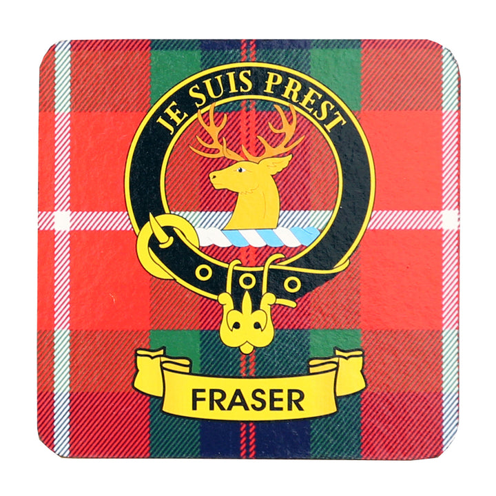 Clan Crest Drink Coaster - Fraser
