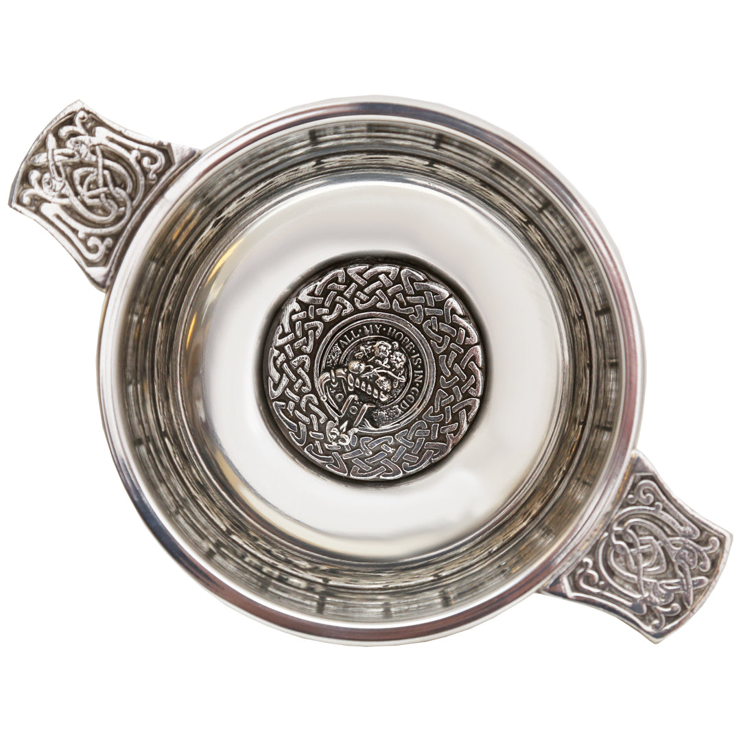 Clan Crest Quaich - Fraser