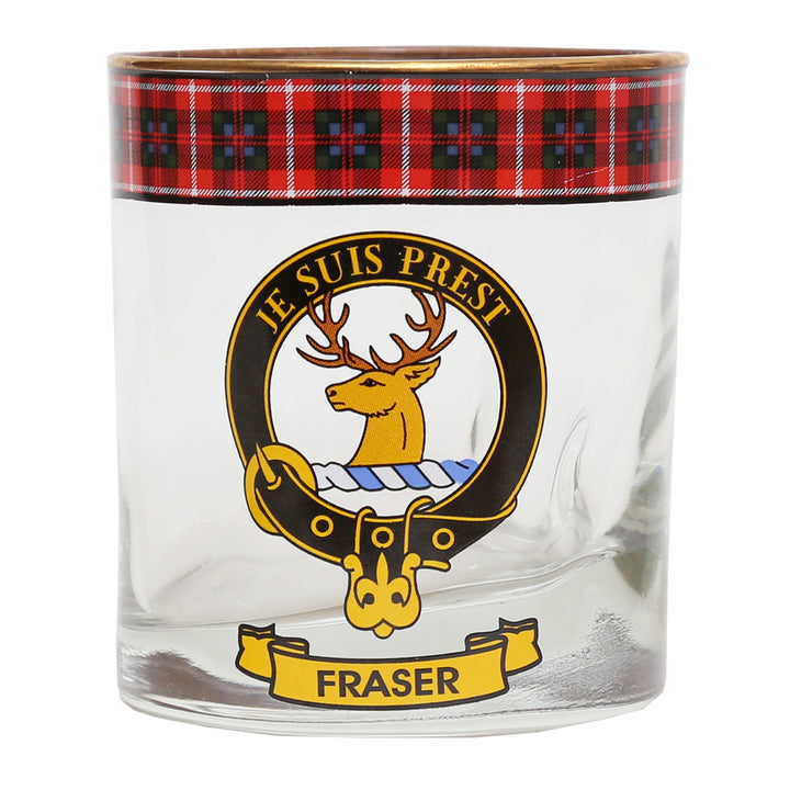 Clan Crest Whisky Glass - Fraser